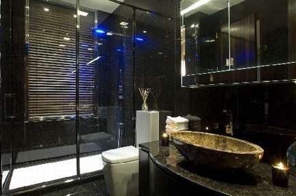 深啡网纹应用于室内浴室设计 深啡网纹应用于室内浴室设计图片