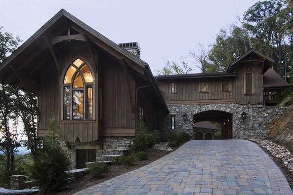 石材应用 北卡罗来纳州的现代住宅设计 石材应用 北卡罗来纳州的现代住宅设计图片