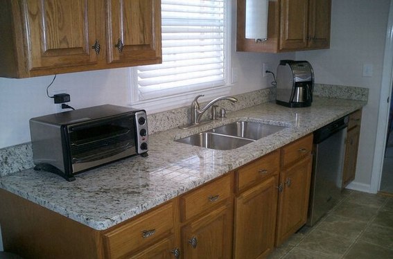 石材应用-花岗石奥文度金应用于厨房设计 石材应用-花岗石奥文度金应用于厨房设计图片
