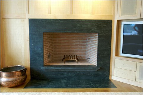深色石材 国外壁炉设计 深色石材 国外壁炉设计图片