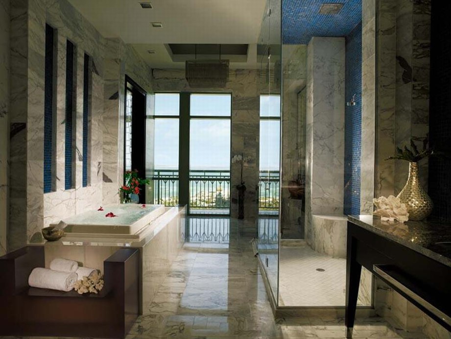 浴室里的海景世界 浴室里的海景世界图片