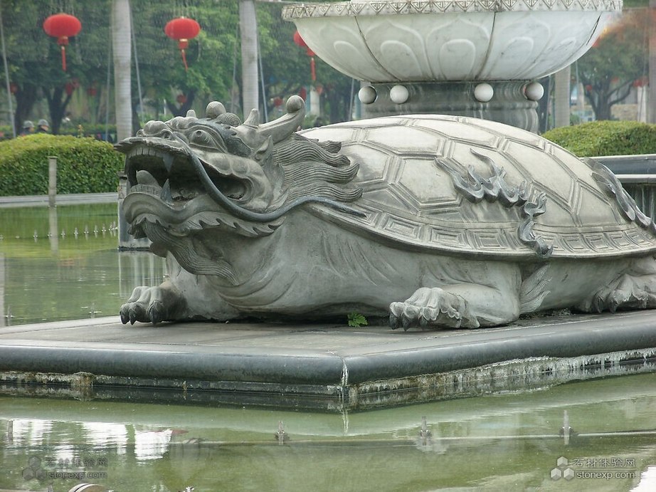 长安广场的神龟石材雕塑 长安广场的神龟石材雕塑图片