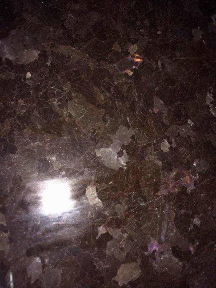 安哥拉棕，黑水晶大板，荒料