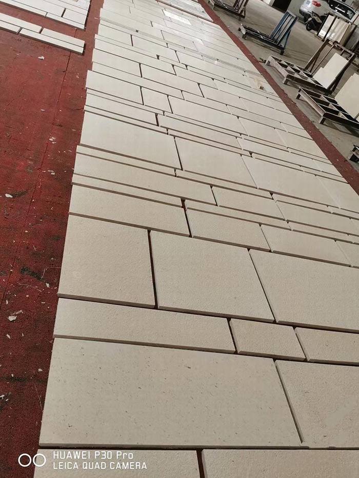 贝金米黄工程板地铺石地板砖规格板成品板定制批发