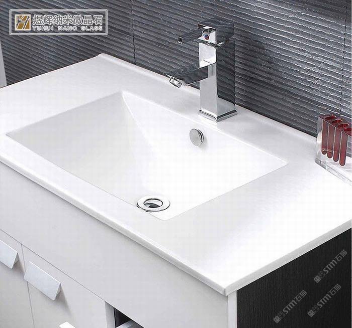 纳米微晶石台面板纳米微晶石洗脸盆卫生间洗面台洗手池