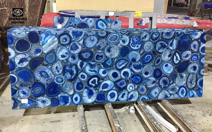 升耀-透光蓝玛瑙蓝宝石装饰板材定制