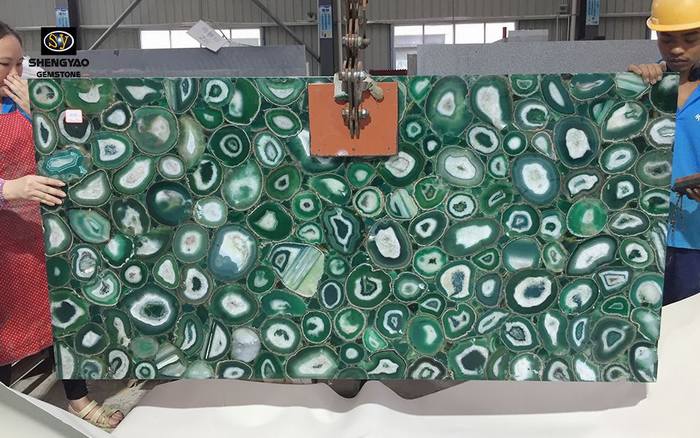1220*2440 绿玛瑙复合装饰板材，出厂价