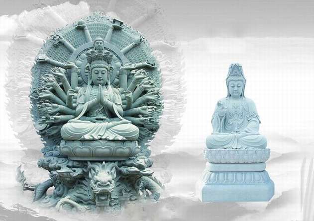 佛教道教人物雕刻