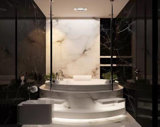 大理石浴室,大理石装饰