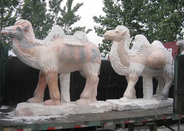 石雕骆驼制作_骆驼雕塑(图片) 石雕骆驼制作_骆驼雕塑(图片)图片