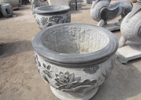 水缸石雕_仿古石雕水缸(图片) 水缸石雕_仿古石雕水缸(图片)图片