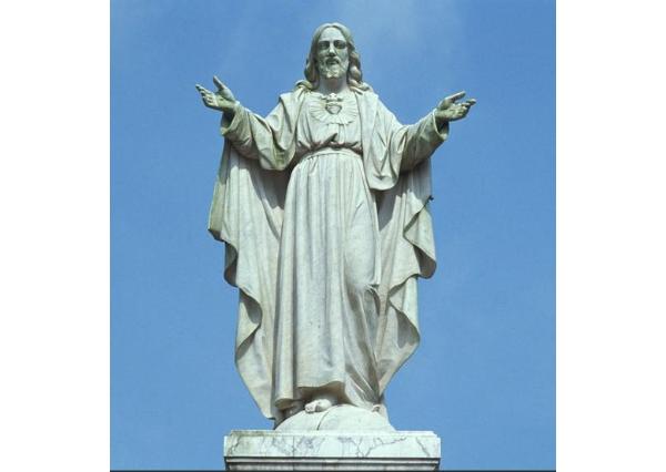 耶稣石雕像_石雕耶稣(图片)